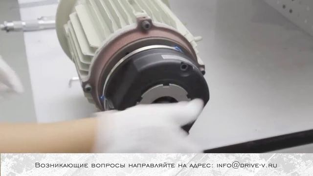 Электромагнитный тормоз для электродвигателя INTORQ BFK458 Установка