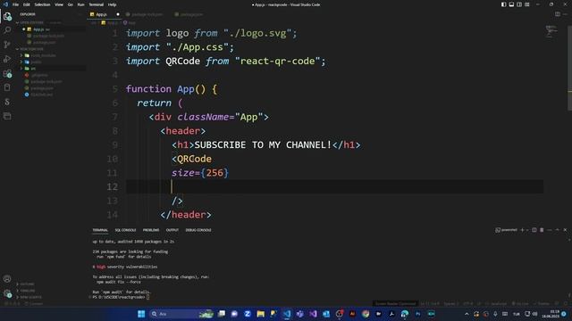 How to Create QRCode in React смотреть онлайн