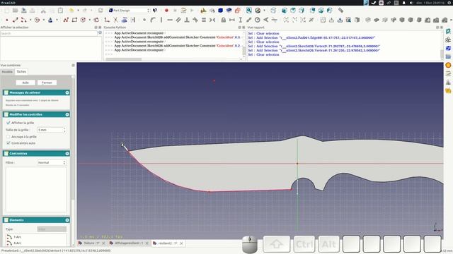 FreeCAD : Balayage d'un profil le long d'un chemin смотреть онлайн