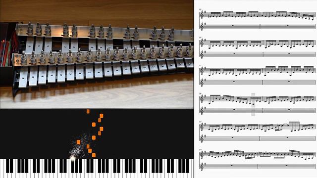 A Self-Playing Xylophone - J.S. Bach - BWV 1007 смотреть онлайн