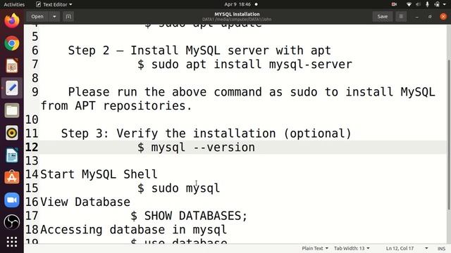 Installation | MySQL | Ubuntu 20.04 смотреть онлайн