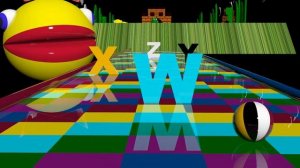 Учим цвета цифры английский алфавит вместе с пакманом и шариками Learn Colors ABC ball with Pacman