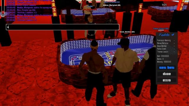 Samp-Rp.Ru || Server 15 || Casino Four Dragons смотреть онлайн