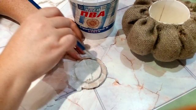 Осенние поделки/ Тыква из мешковины и джута своими руками/Идеи осеннего декора смотреть онлайн