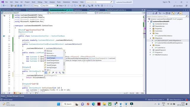 Create a Web Api with .NET Core 7 & Entity Framework Core - Part 2 смотреть онлайн