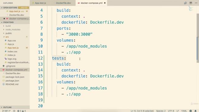 6 17 Docker Compose for Running Tests смотреть онлайн