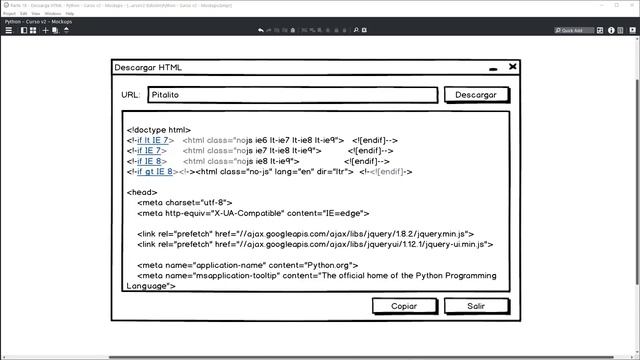 Python Curso V2: 761 1/8 Aplicación Tkinter para Descargar Contenido HTML Usando el Módulo threadin смотреть онлайн