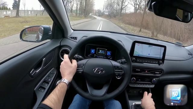 ТЕСТ ДРАЙВ НОВОГО ХУНДАЙ КОНА///NEW Hyundai Kona 2021 (120 HP) 0-100///Test Drive