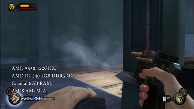 Bioshock: Infinite on AMD 5350 Kabini, R7 240! Cheapest gamer PC build! смотреть онлайн