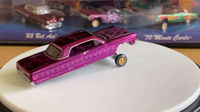 HOTWHEELS 64 IMPALA RLC Y DESTAPANDO HOTWHEELS LOW RAIDER