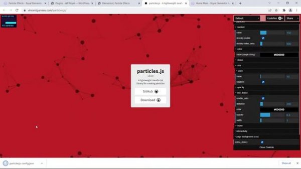 Elementor Particles Effect | Free Animated Particles for Elementor