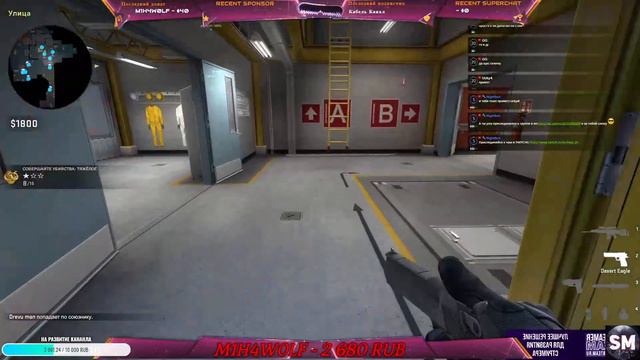 Первый стрим по CS:GO Нуб залетает в игру смотреть онлайн