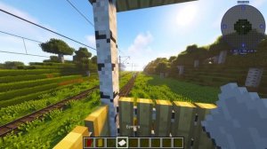 Работаю дежурным по переезду в minecraft! l Вагон сошёл с рельс!