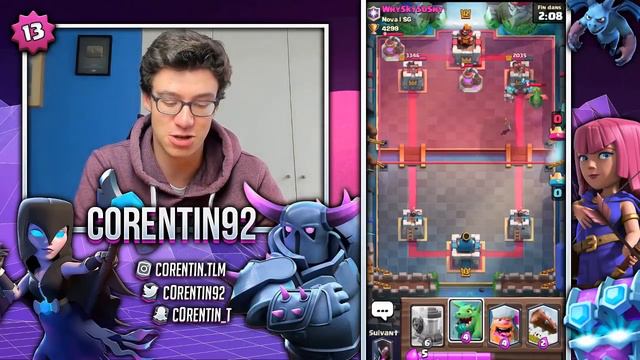 JE CASSE MON TELEPHONE SI J'AI PAS DE LÉGENDAIRE ! Clash royale смотреть онлайн