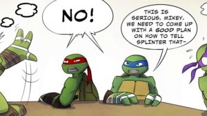 TMNT комикс озвучка|Сплинтер дедушка