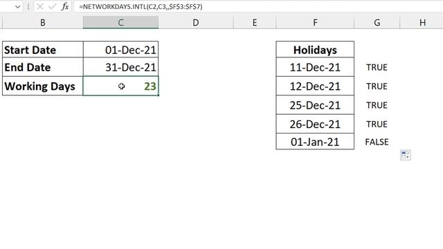 Weekend Holidays - Excel NETWORKDAYS INTL Function смотреть онлайн