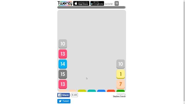 Twenty Game - High Score ! [GAMEPLAY] смотреть онлайн