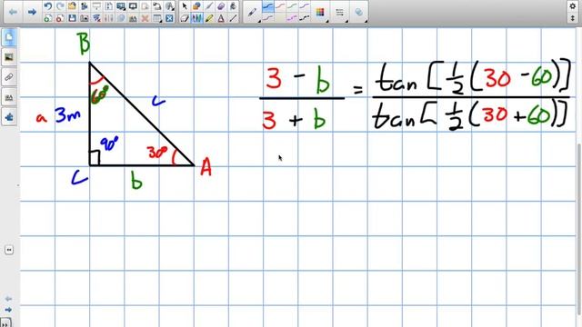 How to Learn Tangent Law Solving for a Side Grade 11 University Lesson 5 3 смотреть онлайн