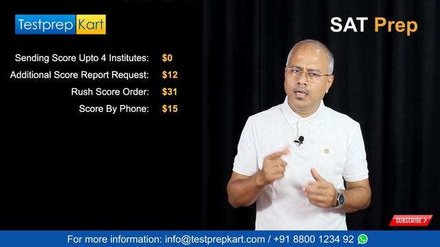 SAT Score Services & Fee Involved For Each Service смотреть онлайн