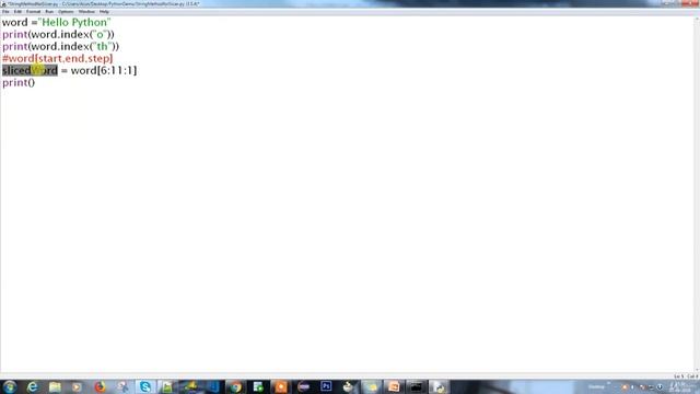 7 Python Working with String Module Part4 String Slicer Methods смотреть онлайн