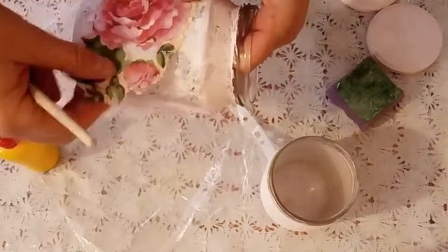 Декупаж стеклянных банок /поделки/переделки/декупаж/декор/ смотреть онлайн