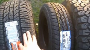 Сравнение ат шин для внедорожников. Yokohama G015, Toyo At+, Bfgoodrich All Terrain.