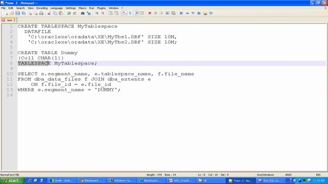 Locating Table Storage in Oracle смотреть онлайн