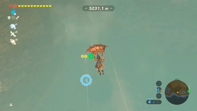 8000m Bird-Man Game - from Ridgeland Tower to Eventide Island - Mid Air Wind Bomb - Zelda BotW смотреть онлайн
