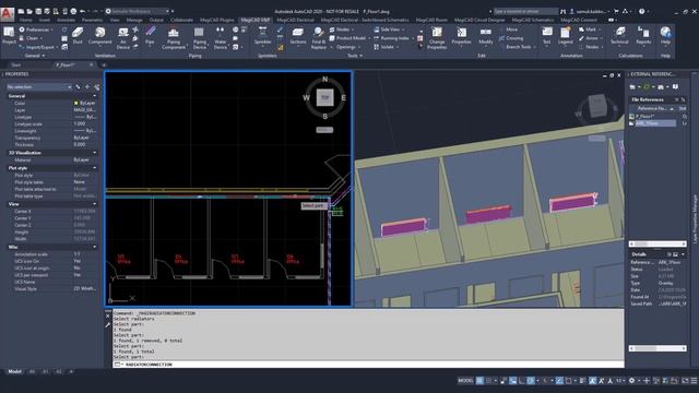 MagiCAD 2021 UR-1 for AutoCAD | New radiator connection function смотреть онлайн