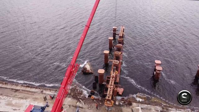 Запорожский мост сегодня. 112 мостотряд готовится к сварке пролетов и укрупняет плиты в Кривой бухт смотреть онлайн