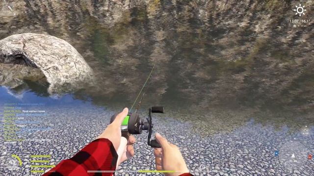 Русская рыбалка 4 - река Белая - Хариус на мелкие крэнки смотреть онлайн