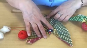 Птица из лоскутов (в деталях)