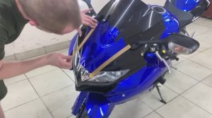 Оклейка в винил мотоцикла Suxuki Gsx-R 600