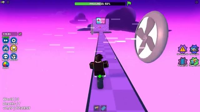 Obby but You're a Bike - WORLD 3 WORLD RECORD - Non-Bike | 2:40:34 смотреть онлайн