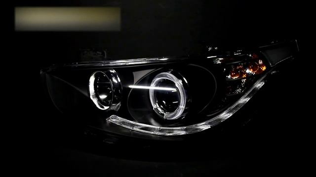 Линзованные фары на Солярис смотреть онлайн