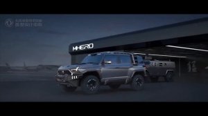 Китайский электромобиль – настоящий электровнедорожник Mengshi M-Hero 917 от Dongfeng