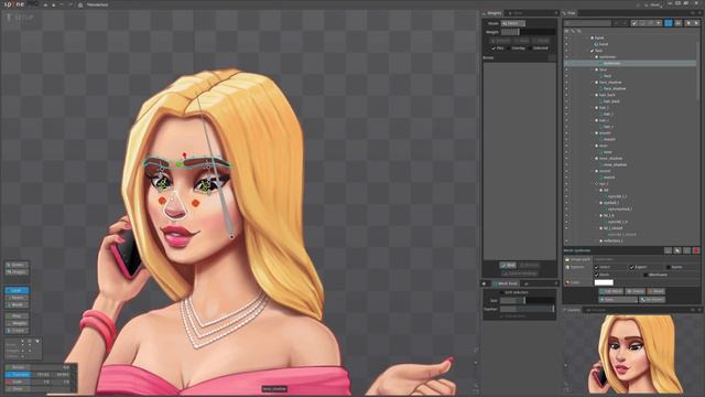 Spine 2D Tutorial: Face Rig | Complex Rig Full Process смотреть онлайн