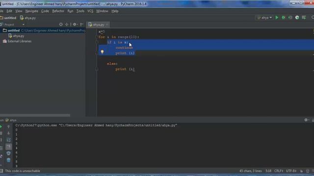 python 3 5 tutorial NO 11 Continue смотреть онлайн