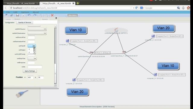 VND (SDN-compliant version) - Video #02 ---- Mininet + Floodlight (Vlans) смотреть онлайн