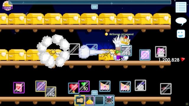 AUTO GHC WITH WELL OF LOVE + SUPER GOLDEN BOOTY CHEST! (GET GHC) OMG!! | GrowTopia смотреть онлайн