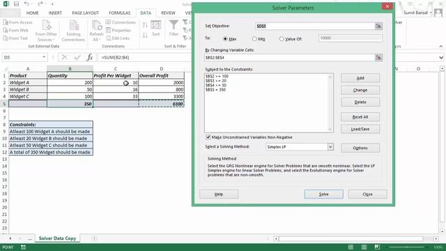 How to Use Solver in Excel смотреть онлайн
