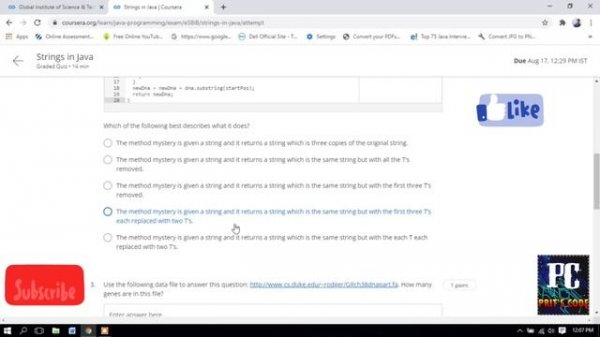 Coursera Java Programming: Solving Problems with Software Week 2 Solutions || Java Programming ????