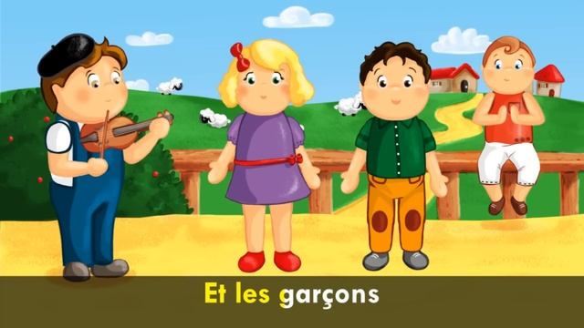 Mon papa ne veut pas que je danse la polka (c'est Gugusse avec son violon) - comptine avec paroles смотреть онлайн