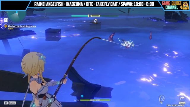 Raimei Angelfish Fish Genshin Impact смотреть онлайн