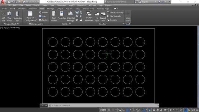 34: Curso de AutoCAD en Espanol: Rectangular Array смотреть онлайн