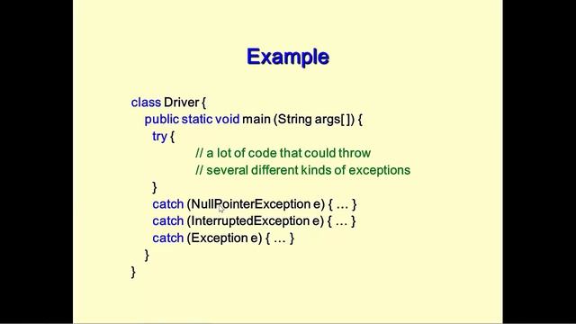 Tutorial 19 - Exceptions in Java смотреть онлайн