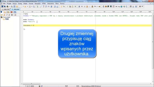 Kurs PHP #25 Wyszukiwanie podciągów znaków, funkcja strpos смотреть онлайн