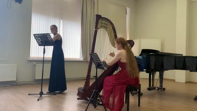 Бах-Гуно «Аве Мария» для флейты и арфы смотреть онлайн