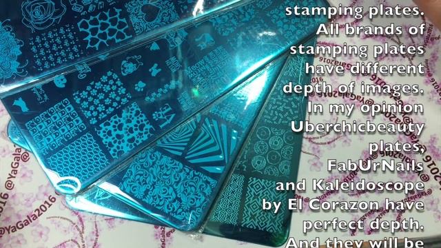 Stamping plates and stampers / Плитки и штампы смотреть онлайн