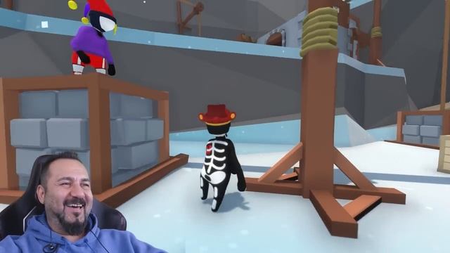 EGEMEN KAAN İLE KARDA KAYDIK! | 4 KİŞİ HUMAN FALL FLAT OYNUYORUZ смотреть онлайн